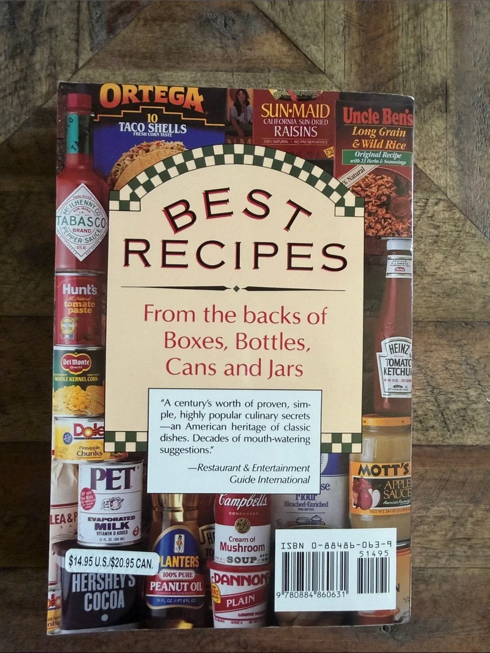 Best Recipes from the Backs of Boxes, Bottles, Cans, Jars Cookbook by Cecil Dyer